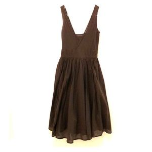 Brown Light Weight Calvin Klein Cotton Dress
